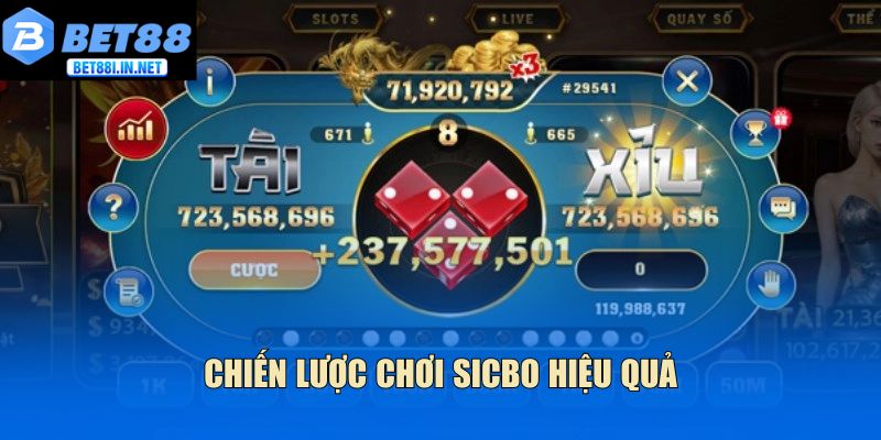 Chiến lược chơi sicbo hiệu quả